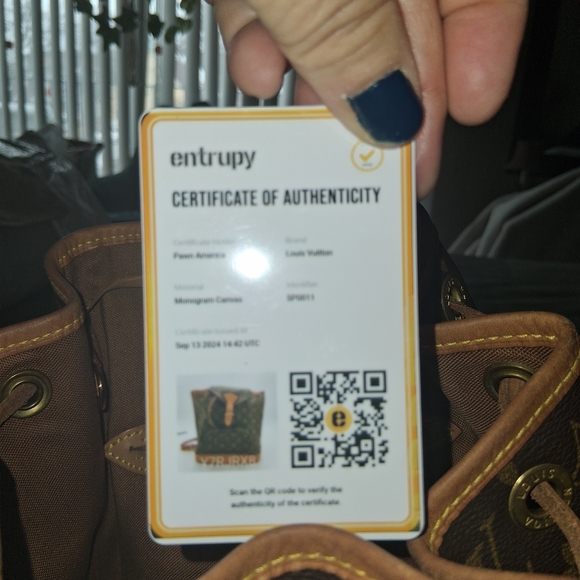 Louis Vuitton Brown and Tan Monogram Backpack - Picture 4 of 9